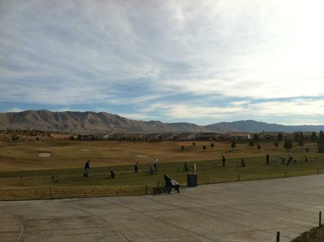 A view of the driving range at Ashwood Golf Club