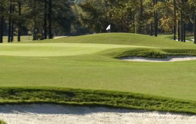 A view of a green at Dogwood Trace Golf Course