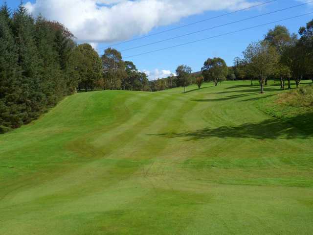 A view of fairway #11 at Newtownstewart Golf Club