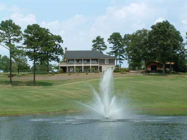 A view of the clubhouse at Woodland Hills Golf Club