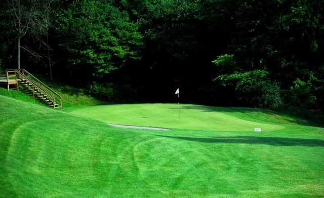 A view of a green at Brant Valley Golf Course