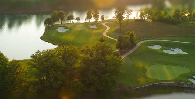 Aerial view from The Reserve At Lake Keowee