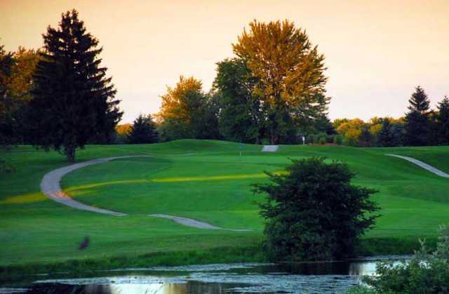 A fall view from Blue at Brookfield Country Club