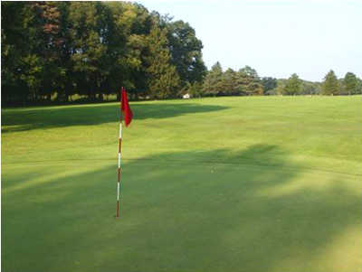 A view of the 8th hole at Pine Grove Golf Course