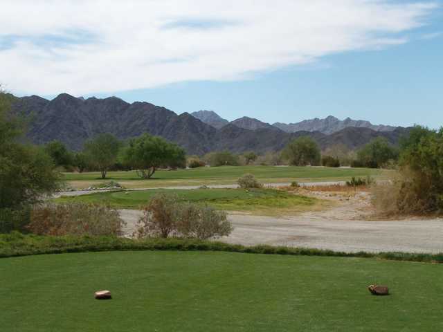 A view from a tee at Foothills Executive Golf Course