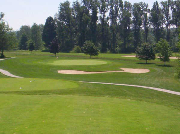 A view from the 17th tee at Colonial Golf Course