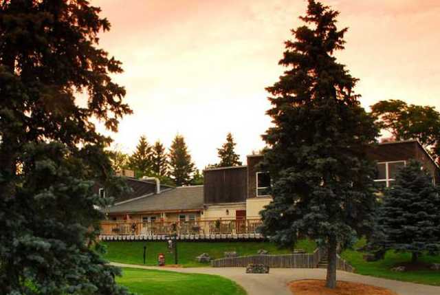 A view of the clubhouse at Dundee Country Club