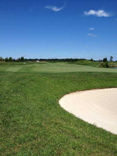 A view of green #9 at Heritage Shores Golf Club