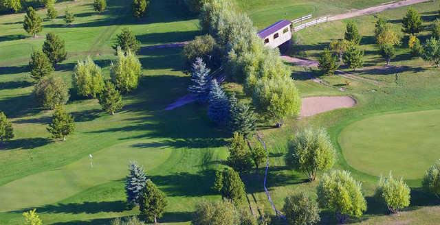 Aerial view from Meadowlands Golf Club