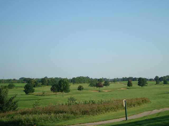 A view of the greens and fairways at Jefferson Golf Course