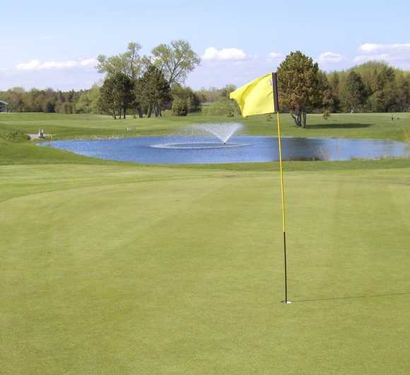 A view of the 1st hole at Oshawa Airport Golf Club