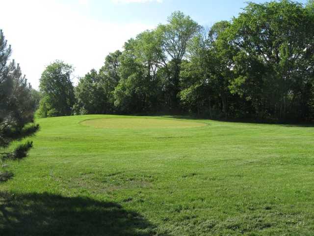 View of a green at Hardwood Hills Golf Course