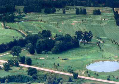 Aerial view from Woodlands Links Golf Course