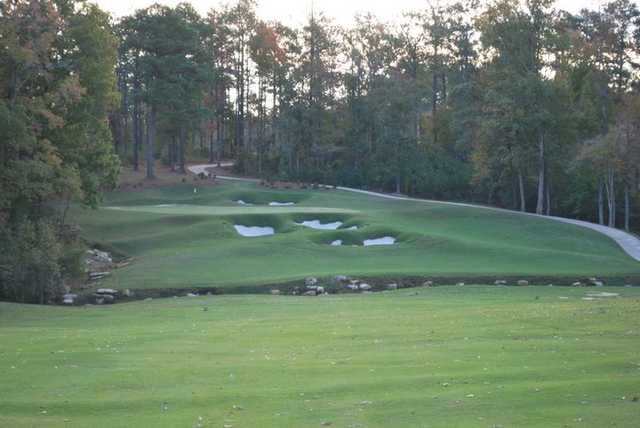 A view of the 1st fairway at Blue from Rayburn Country Resort