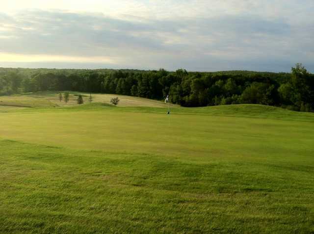A view of a green at Wawenock Golf Club.