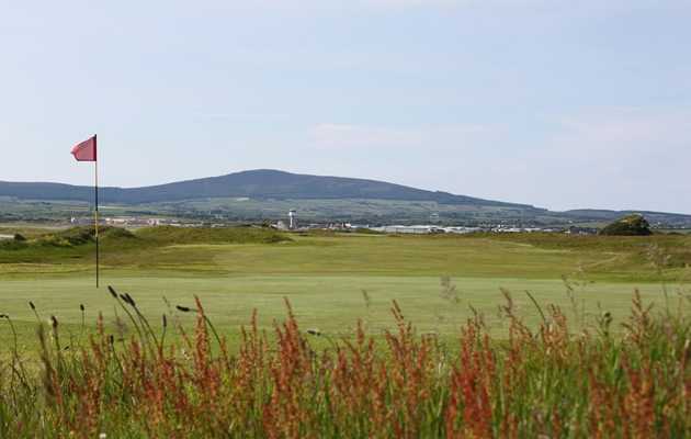 A view of the 11th green at Castletown Golf Links.