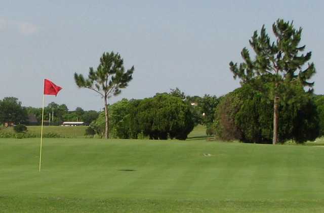 A view of green #17 at Falconhead Resort & Country Club