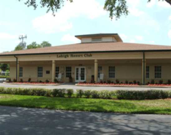 View of the clubhouse at Lehigh Resort Club