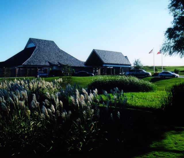 A view of the clubhouse at Wildcat Golf Club.