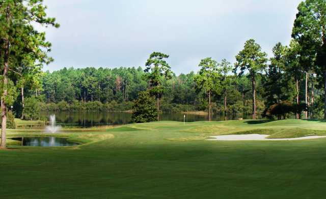 A view from a fairway at Hattiesburg Country Club.