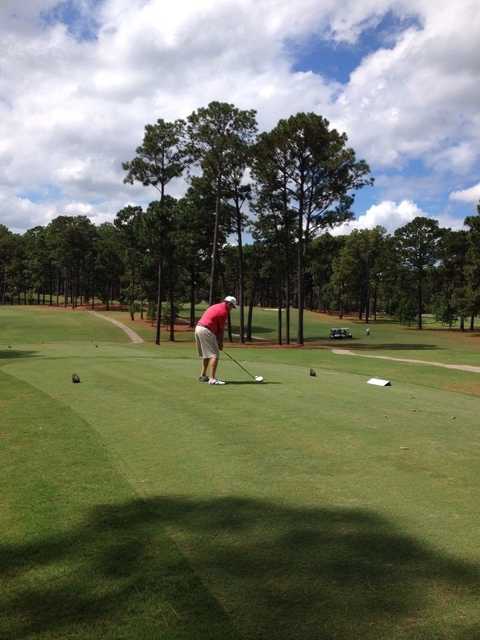 A view of the 10th tee at Hattiesburg Country Club