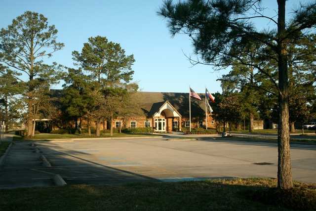 A view of the clubhouse at Gleannloch Pines Golf Club