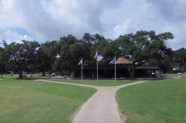 A view of the clubhouse at The Jay & Lionel Hebert Municipal Golf Course