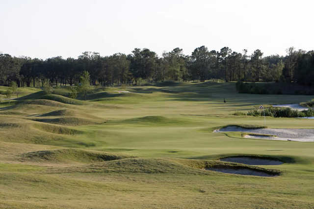 A view of fairway #9 from The Atchafalaya at Idlewild