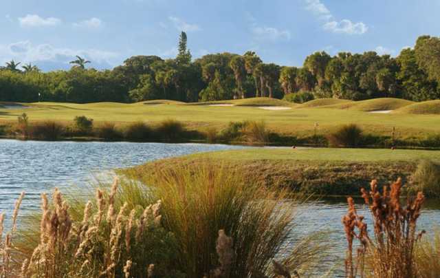 View of the par-4 4th hole at Aquarina Country Club