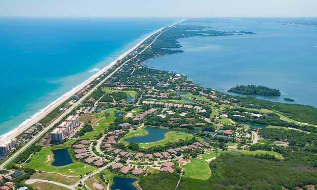 Aerial view of the Aquarina Country Club