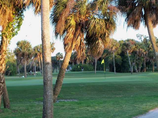 A view of the 18th green at El Rio Golf Club