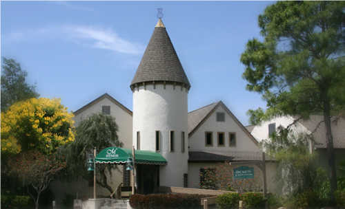 A view of the original clubhouse,