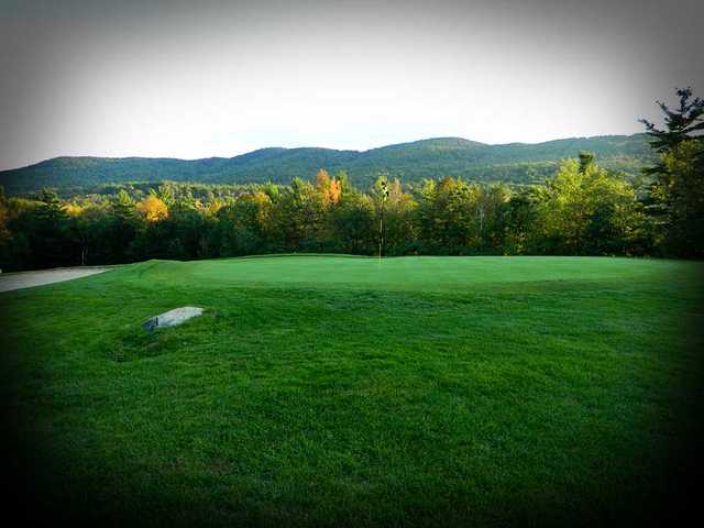 A view of the 3rd hole at Crotched Mountain Golf Club