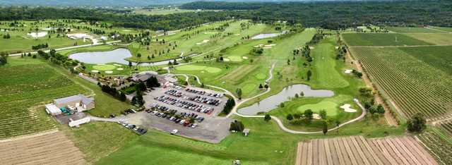 Aerial view from Rockway Vineyards Golf Course
