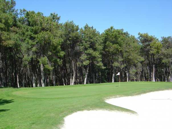 A view of green #1 at 1st Nine from Lauro Golf Club