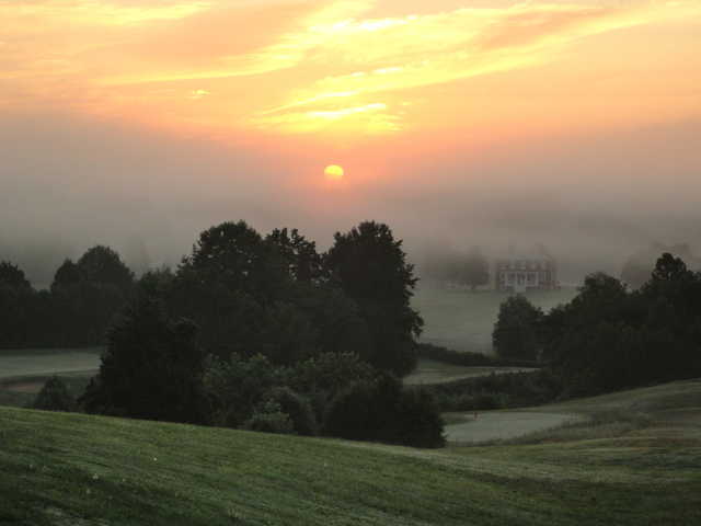 An early morning view from Somerset Farms Golf Course