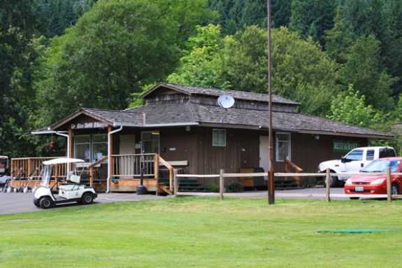 A view of the clubhouse at Beacon Rock Golf