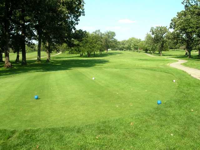 A view from tee #10 at Lincoln Oaks Golf Course