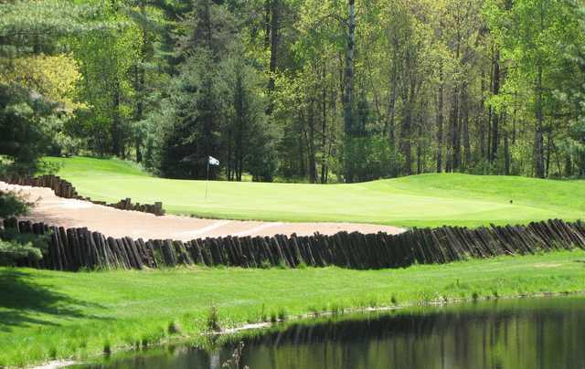 A view of the 16th green at Timber Ridge Golf Club