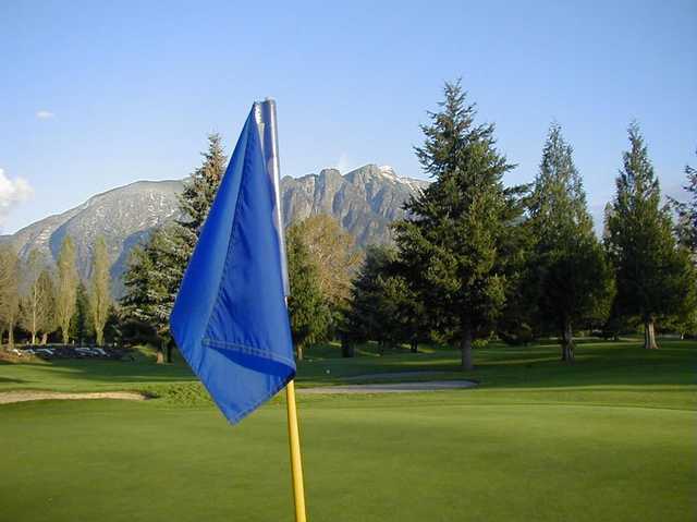 A view from the 9th green at Mount Si Golf Course