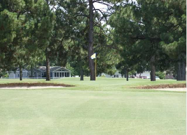 A view of hole #7 at Birchwood Country Club