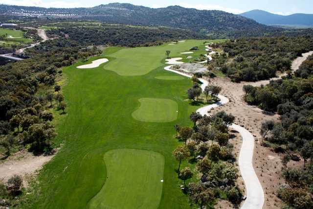 Aerial view from Air Golf Club