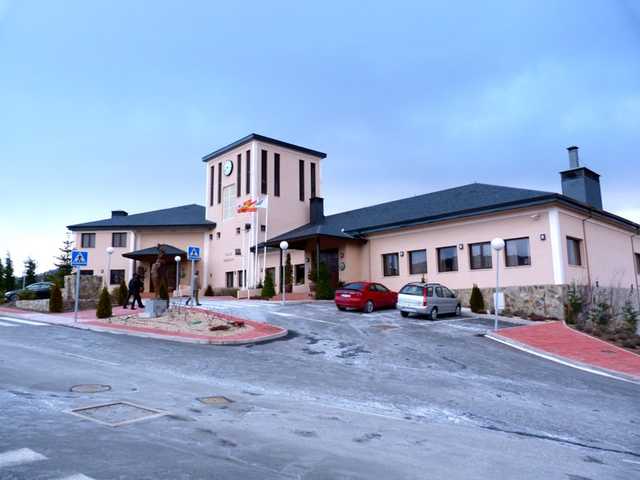 A view of the clubhouse at Air Golf Club