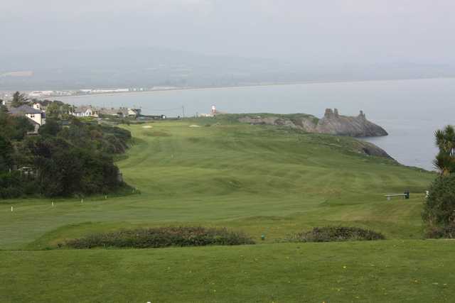 A view of the 1st fairway at Wicklow Golf Club