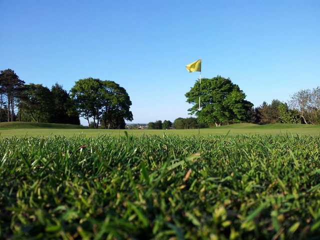 A view of a green at St. Patrick’s Golf Club