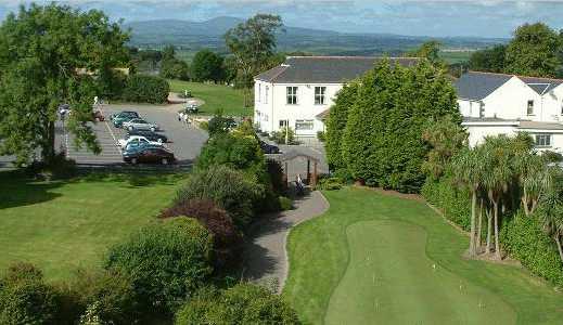 A view of the clubhouse at St. Patrick’s Golf Club