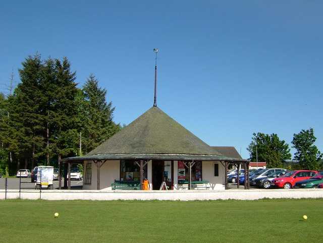 A view of a tee at Banchory Golf Club