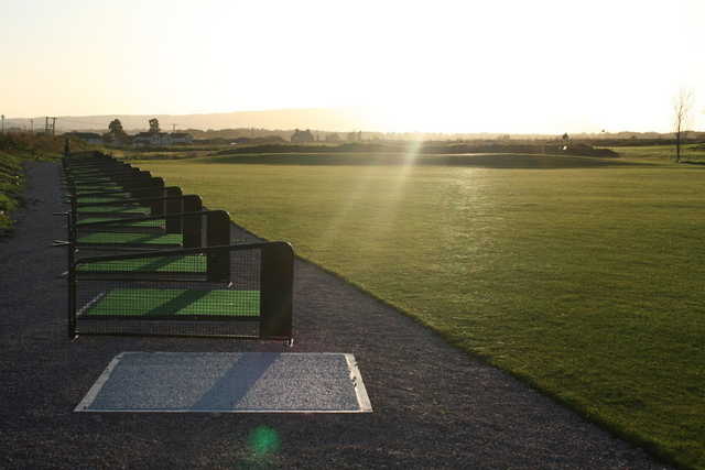 A view of from the driving range tees at Elmwood Golf Club
