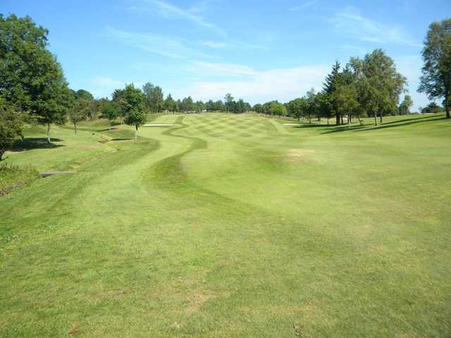 A view of a fairway at Clydebank and District Golf Club