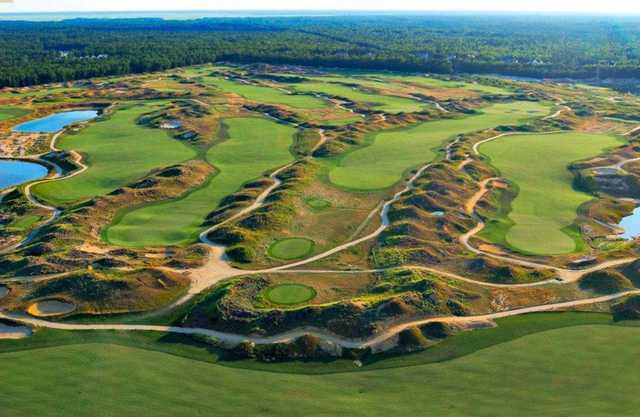Aerial view from Twisted Dune Golf Club